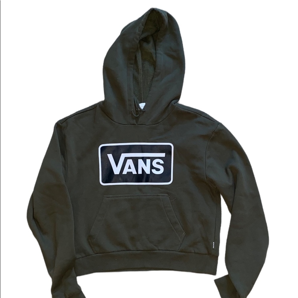 Sweat shirt hoody green VANS